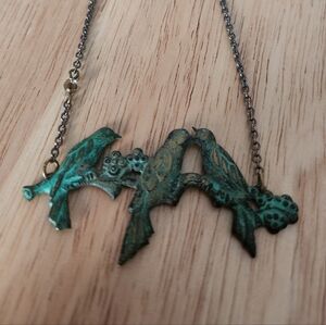 Artistic Bird Pendant Necklace